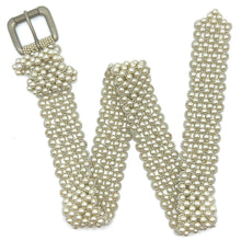 Handcrafted Jacket Design Pearl Buckled Belt Unique Giftware