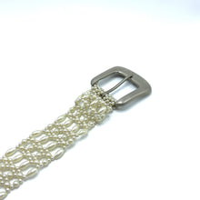 Handmade Ivory Pearl Grid Design Belt Unique Giftware