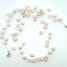 Fresh Water Pearl Round Plain June Gemstone Necklace