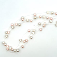 Fresh Water Pearl Round Plain June Gemstone Necklace