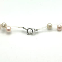 Pearl Elegant Two-Tone Station Style Necklace