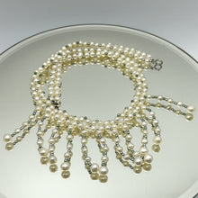 Pearl Elegant White Bib Style Necklace