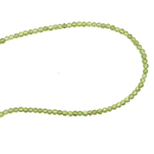 Natural Peridot 4mm Plain Ball Gemstone Necklace Jewelry