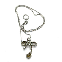 Colorful Bow and Drop Stone Charm Pendant Necklace – Cute & Stylish Beaded Chain Jewelry