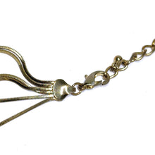 Multi Layered Chain Reversible Woven Snake Chain Two Sided Chain Necklace – Edgy Modern Fashion Jewelry