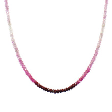 Natural Ruby Rondelle Facet Cut Beads Precious Necklace