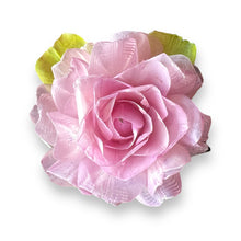 Handmade Brooch Boutonniere Unique Fish Scales Lavender Purple Rose