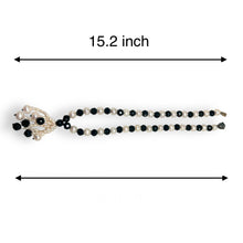 Natural Tourmaline & Pearl Gemstone Handmade Necklace