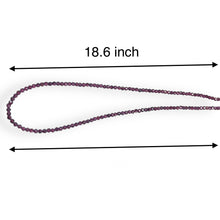 Natural Garnet Hexagon Facet Bead Gemstone Necklace Jewelry