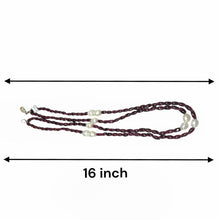 Natural Garnet with Pearl Oval Smooth Gemstone Necklace