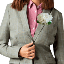 Handmade Brooch Boutonniere Unique Fish Scales Tri-Sided White Rose