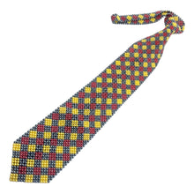 Handcrafted Multi-Color Bead Pearl Tie Vibrant and Chic