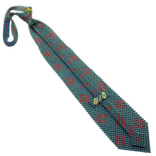 Handcrafted Diamond Pattern Pearl Necktie Elegant and Timeless