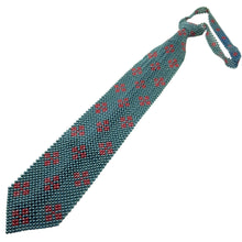 Handcrafted Diamond Pattern Pearl Necktie Elegant and Timeless