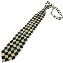 Handcrafted Argyle Pattern Pearl Tie Timeless and Refined