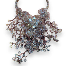 Statement Handmade Necklace Cluster Drippy 20