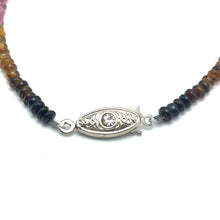 Multi Tourmaline Natural Rondelle Facet Beads Gemstone Bracelet