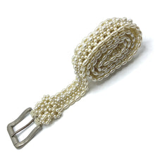 Handcrafted Classic Freshwater Pearl Buckled Belt Unique Giftware