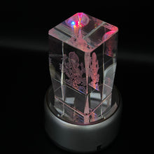 3D Crystal Ganesha Lamp Divine Blessings