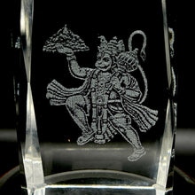 3D Crystal Hanuman God Lamp Powerful Aura
