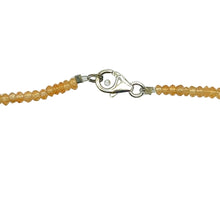 Natural Citrine Rondelle Facet Bead Gemstone Necklace Jewelry