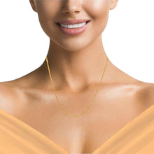 Yellow Gold Plated Fashionable 28” Snake Chain Necklace Jewelry