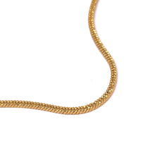 Yellow Gold Plated Fashionable 28” Snake Chain Necklace Jewelry