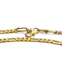 Gold Plated Chain Classic Figaro Style Necklace Jewelry