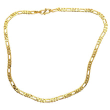 Gold Plated Chain Classic Figaro Style Necklace Jewelry