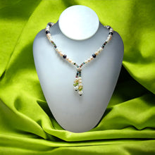 Natural Multi Tourmaline Pearl Citrine Peridot Multi Colored Gemstone Necklace