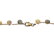 Natural Sapphire Heart Briolette Bead Gemstone Necklace Jewelry