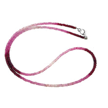 Natural Ruby Rondelle Facet Cut Beads Precious Necklace