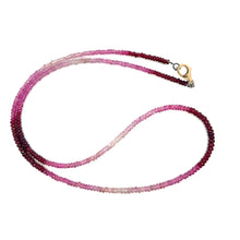 Natural Ruby Rondelle Facet Cut Beads Precious Necklace