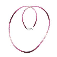 Natural Ruby Rondelle Facet Cut Beads Precious Necklace
