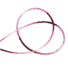 Natural Ruby Rondelle Facet Cut Beads Precious Necklace