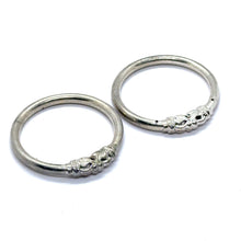 Classic Adjustable German Silver Kada Pair – Lightweight Baby Bangles for Newborns & Infants