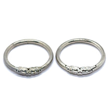 Classic Adjustable German Silver Kada Pair – Lightweight Baby Bangles for Newborns & Infants
