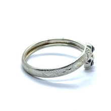 Adjustable German Silver Baby Open Kada Set Black Stone Accent  – Traditional, Lightweight Bangles