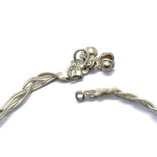 Stylish Twisted Style with Charms German Silver Anklet Pair Jewelry