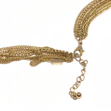 Chic Multi-Layer Princess Necklace with Rectangle Bar and Chain Accents – Contemporary Yellow Plated Statement Jewelry