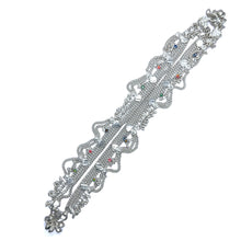 Multi-Layered German Silver with Anklet Pair with Bells Charms and Engraved Heart Motifs Payal