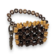 Handmade Keyring Coconut Shell Snaphook Purse Organic Keychain