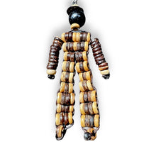 Handmade Keyring Coconut Shell Hangman Organic Keychain