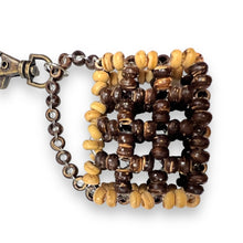 Handmade Keyring Coconut Shell Snaphook Purse Organic Keychain