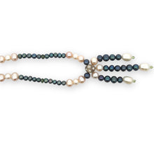 Natural Multi Tourmaline Pearl Peridot Beads Crafted Necklace