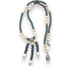 Natural Multi Tourmaline Pearl Peridot Beads Crafted Necklace