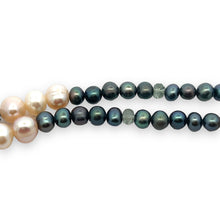 Natural Multi Tourmaline Pearl Peridot Birthstone Necklace Jewelry