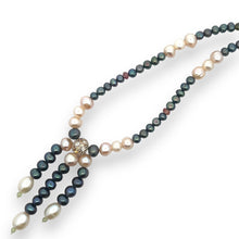 Natural Peridot Multi Tourmaline Pearl Handmade Necklace Jewelry