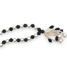 Natural Tourmaline & Pearl Round 7mm Gemstone Handmade Necklace