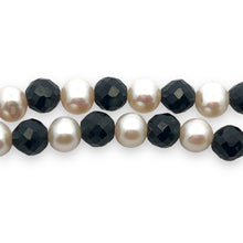 Natural Tourmaline & Pearl Gemstone Handmade Necklace